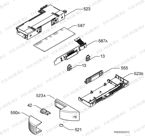 Взрыв-схема холодильника Electrolux ERA40502W - Схема узла Diffusor